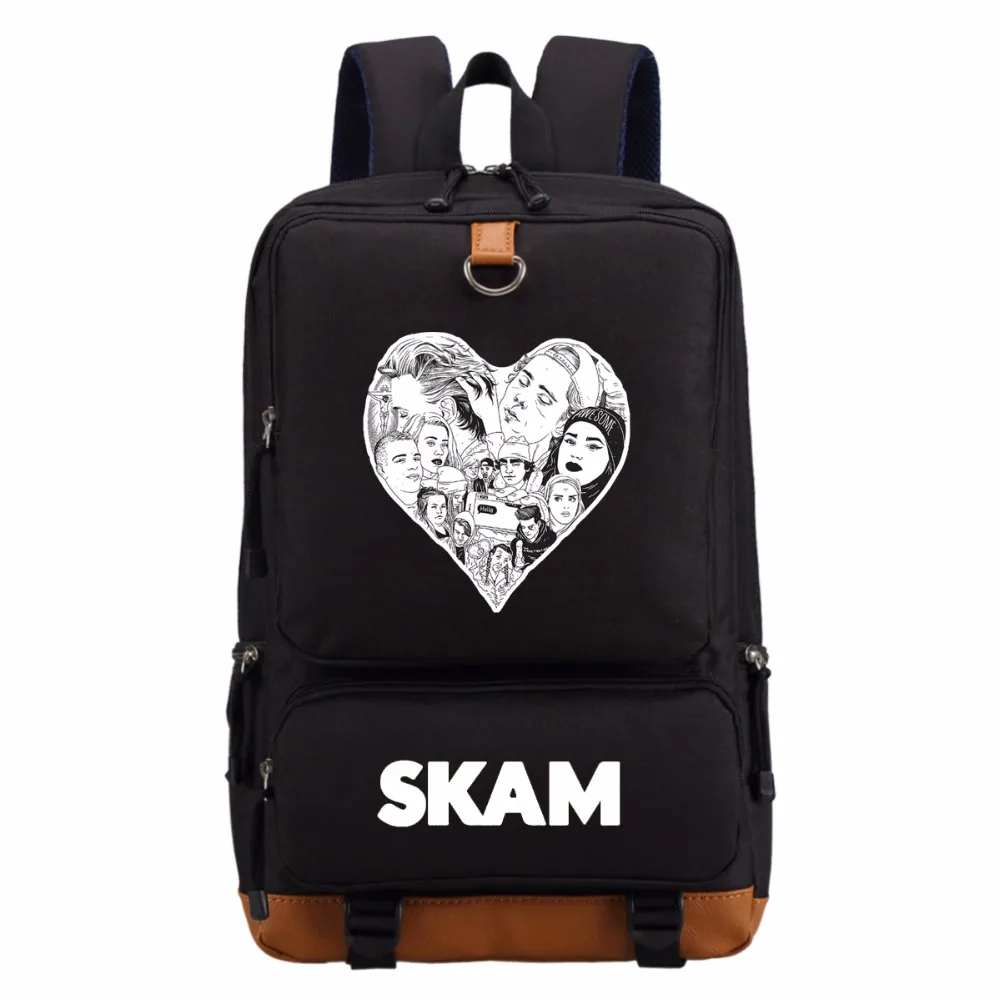 Рюкзак wisshot SKAM ISAK с буквами повседневный рюкзак для подростков мужчин студентов