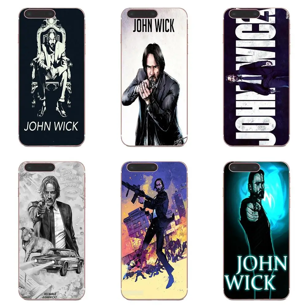 Мягкий Силиконовый ТПУ прозрачный защитный чехол для пары John Wick Huawei P8 P9 P10 P20 P30 Mate 7