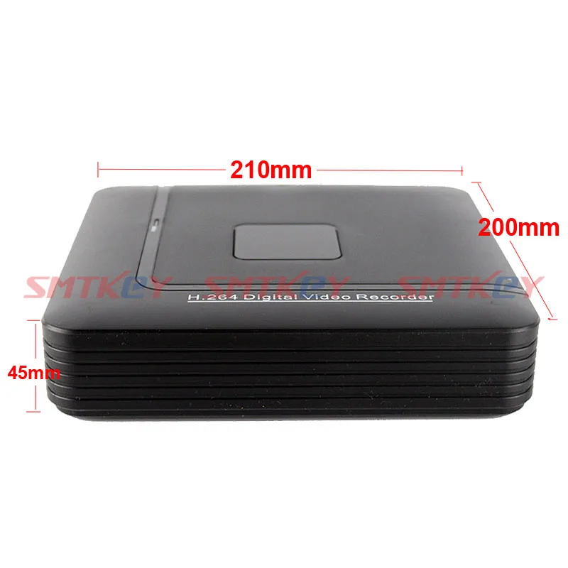 Сетевой видеорегистратор SMTKEY Onvif 4ch или 8ch для системы видеонаблюдения с IP-камерами 720P 1080P