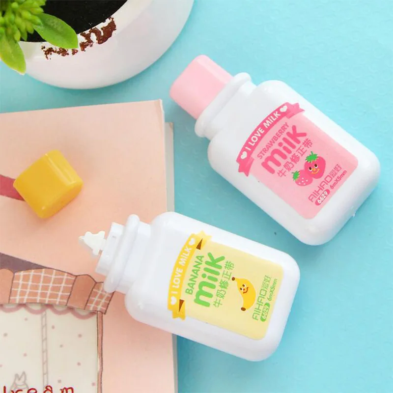 1 x милая лента для коррекции молока Материал escolar kawaii Канцелярские