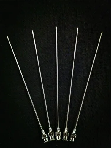 

5Pcs/Lot 0.9x60mm Stainless Steel Syringe Needle Dispensing Needles Brand New