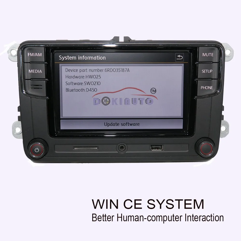 RCD330G/плюс RCD510 RCN210 RCD340G автомобиля 6 5 &quotMIB радиоприемник для VW Golf Jetta MK5 MK6 СС Tiguan Passat