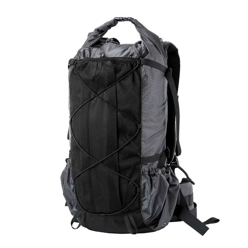 Черная Сумка для кемпинга Tubular 55L + Сверхлегкий Нейлоновый Рюкзак Ripstop LITE ROAMER Roll up UL