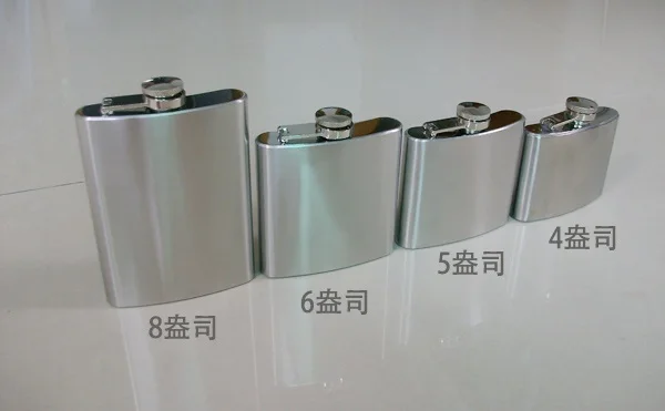 Портативная фляжка из нержавеющей стали 4 унции флакон для виски бутылка вина