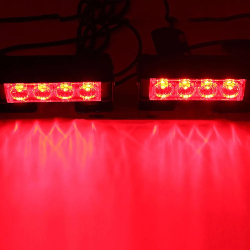 8 светодиодных стробоскопических вспышек противотуманных фар 12 В автомобильный