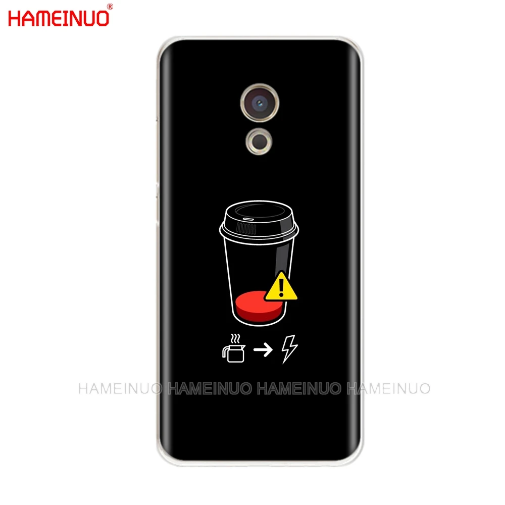 HAMEINUO Кофе искусство кошка крышка чехол для телефона для Meizu M6 M5 M5S M2 M3 M3S MX4 MX5 MX6 PRO 6 5 U10 U20 note plus - Цвет: 43389