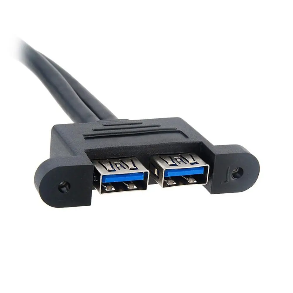 20P USB 3 0 женское винтовое крепление к материнской плате 20-контактный разъем кабеля