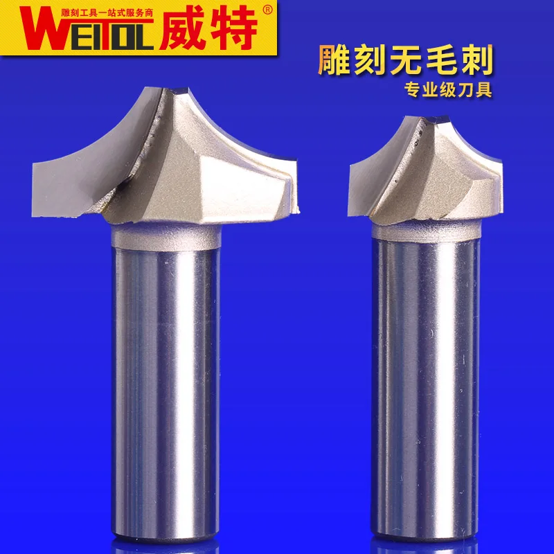 

WeiTol Бесплатная доставка 1 шт. хвостовик 12,7 мм высококачественные открытые биты для резьбы по дереву фреза с ЧПУ для деревообработки карбидн...