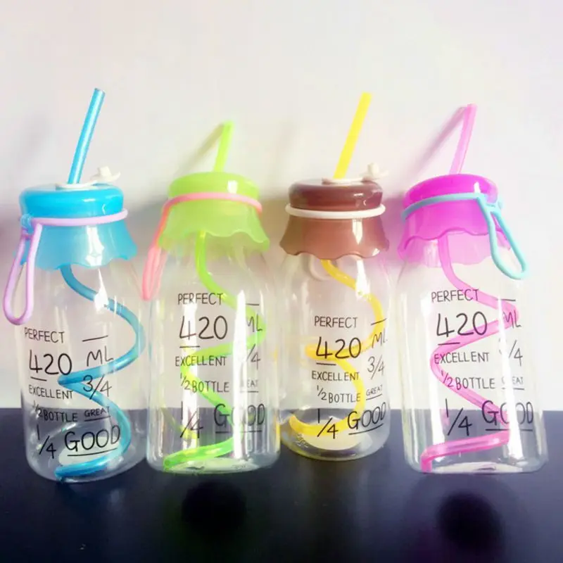 Новые летние соломенные бутылки my water bottle герметичные пластиковые botella de agua garrafas