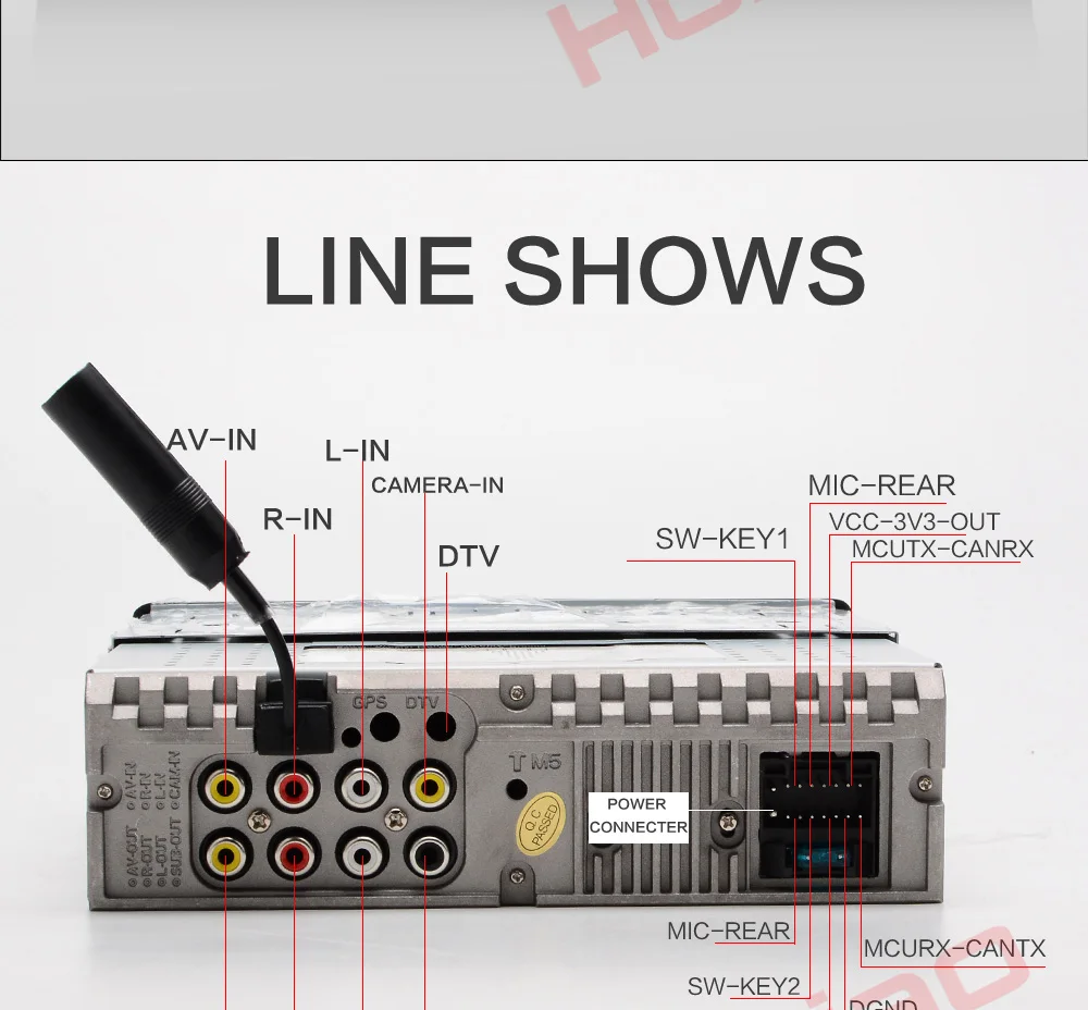 Hoxiao 1 din автомобильный стерео аудио Радио Bluetooth 1DIN " HD выдвижной сенсорный экран монитор MP5 SD FM USB Авто радио плеер