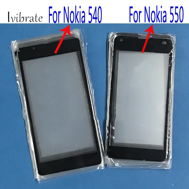A + качество для Nokia 540 550 сенсорный дигитайзер экран стеклянная панель без замены
