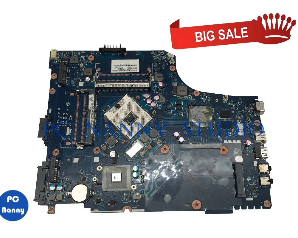 PCNANNY MBBVV02001 для ноутбука Acer aspire 7750 7750G материнская плата P7YE0 LA-6911P HM65 DDR3 HD7400M