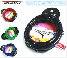 Фабрика production21023 TECHKIN мини замок с паролем/замок для велосипеда/4 паролем|bike lock|mini