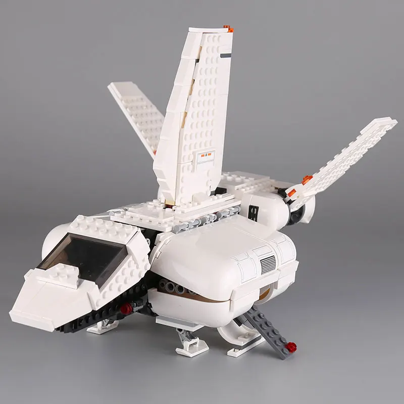 DHL 05147 Star series войны игрушка Legoing 75221 императорская посадка Craft Набор строительных