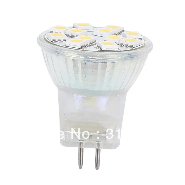 Затемняемая MR11 12 LED лампа SMD 5060 5050 12VDC 12VAC 2 4 Вт белый теплый 1 шт./лот супер яркий