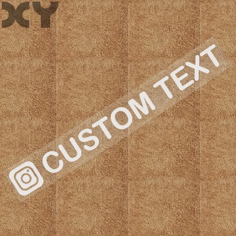 XY персонализированные пользовательские текст для имя пользователя Instagram