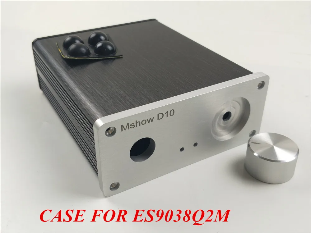 Алюминиевый Чехол для ES9038Q2M DAC box V1.07 HIFI аудио DSD чехол es9038 MINI DIY|Усилители мощности|