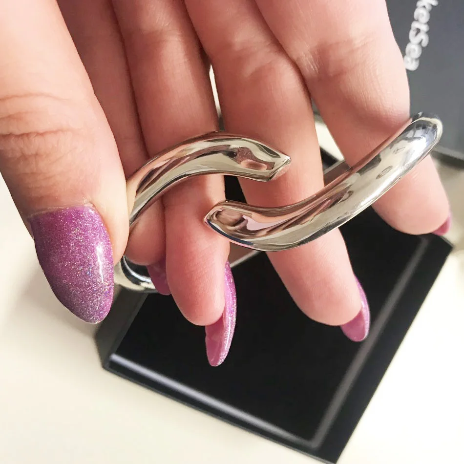 Модный trinketsea Серебряный Простой Крест Браслеты и браслеты для женщин мужчин