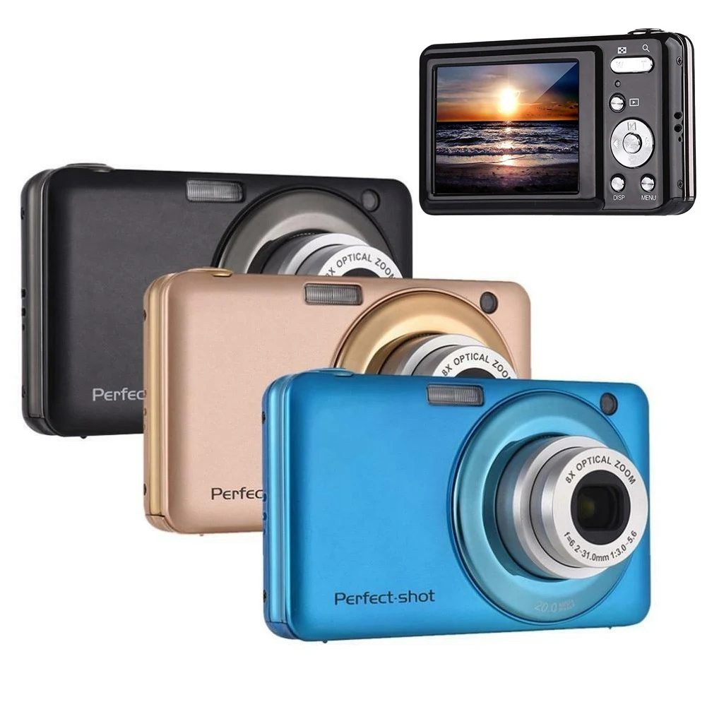 24MP High Definition Colorful Kids Lithium Battery Photo Video Record Compact Optical Zoom Face Detection Digital Camera Gifts |