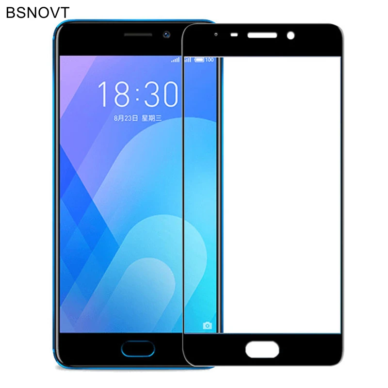 2 шт. стекло для Meizu M6 Note Защитная пленка экрана телефона полное покрытие