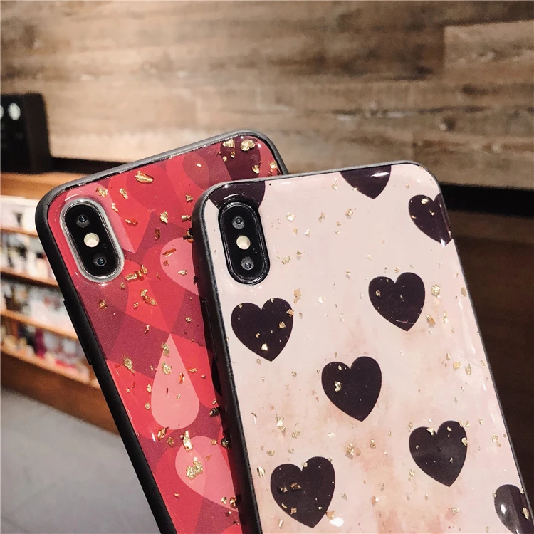 Роскошный золотой фольги Любовь крышка для Vivo V9 Y85 X23 X20 X9 X9S плюс Y66 Y97 Y93 Y67 Y69 NEX X21S Z3I