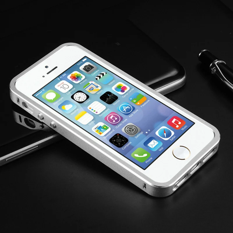 Ультратонкий алюминиевый чехол для iPhone 5 5S SE 2 в 1 Телефон Сумка задняя крышка