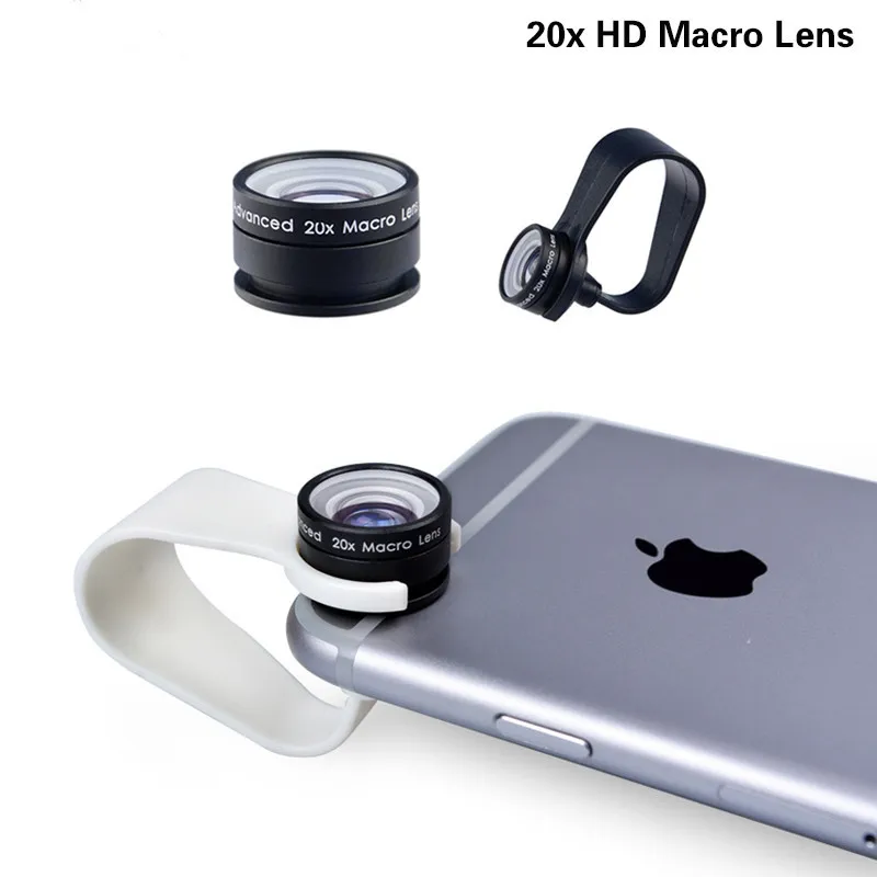 Универсальный комплект 20X макрообъектив мобильного телефона Объективы для