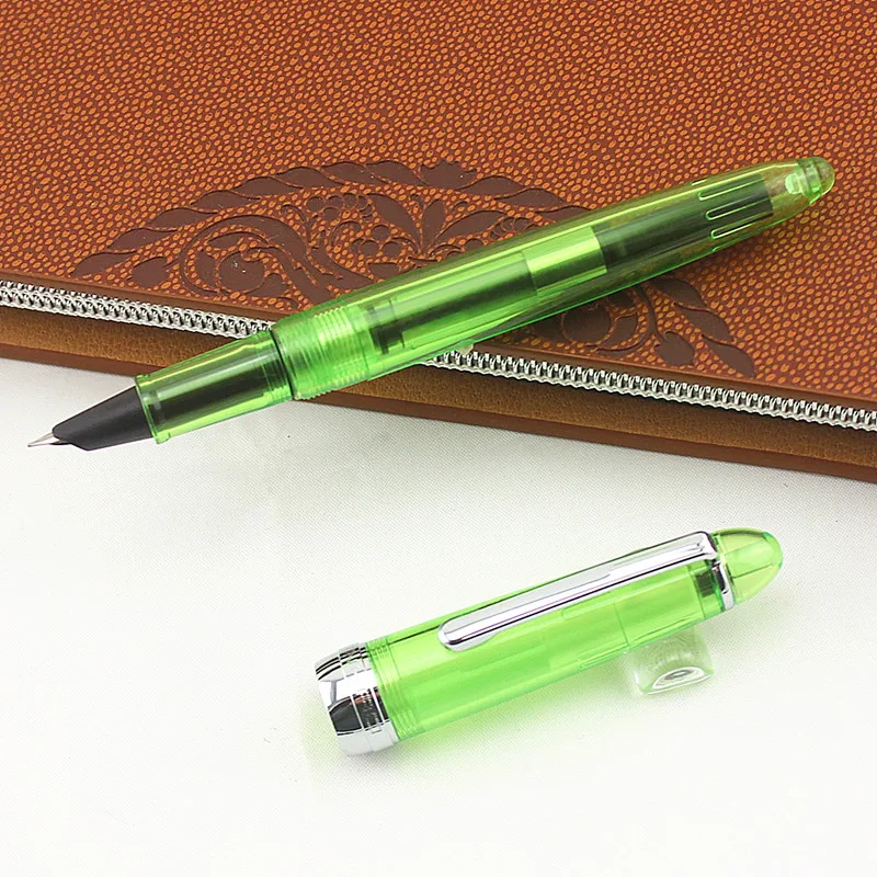 Спиральная круглая прозрачная перьевая ручка Jinhao 992 12 цветов школьные