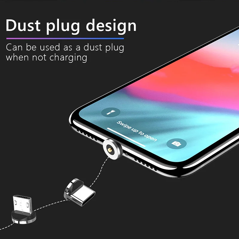 Магнит 3 в 1 зарядное устройство базовая станция для iPhone Android Lightning Typc C Micro USB