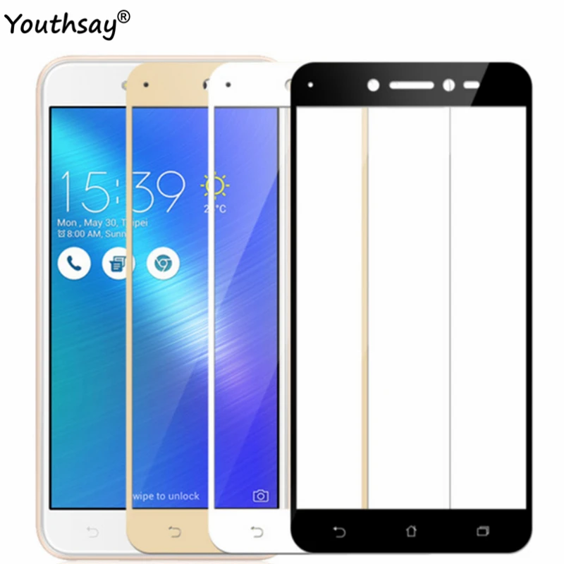 Protector de pantalla para ASUS Zenfone Live ZB501KL, vidrio de cubierta completa para ASUS Zenfone Live, pel&iacute;cula ZB501KL, 2 uds.-0