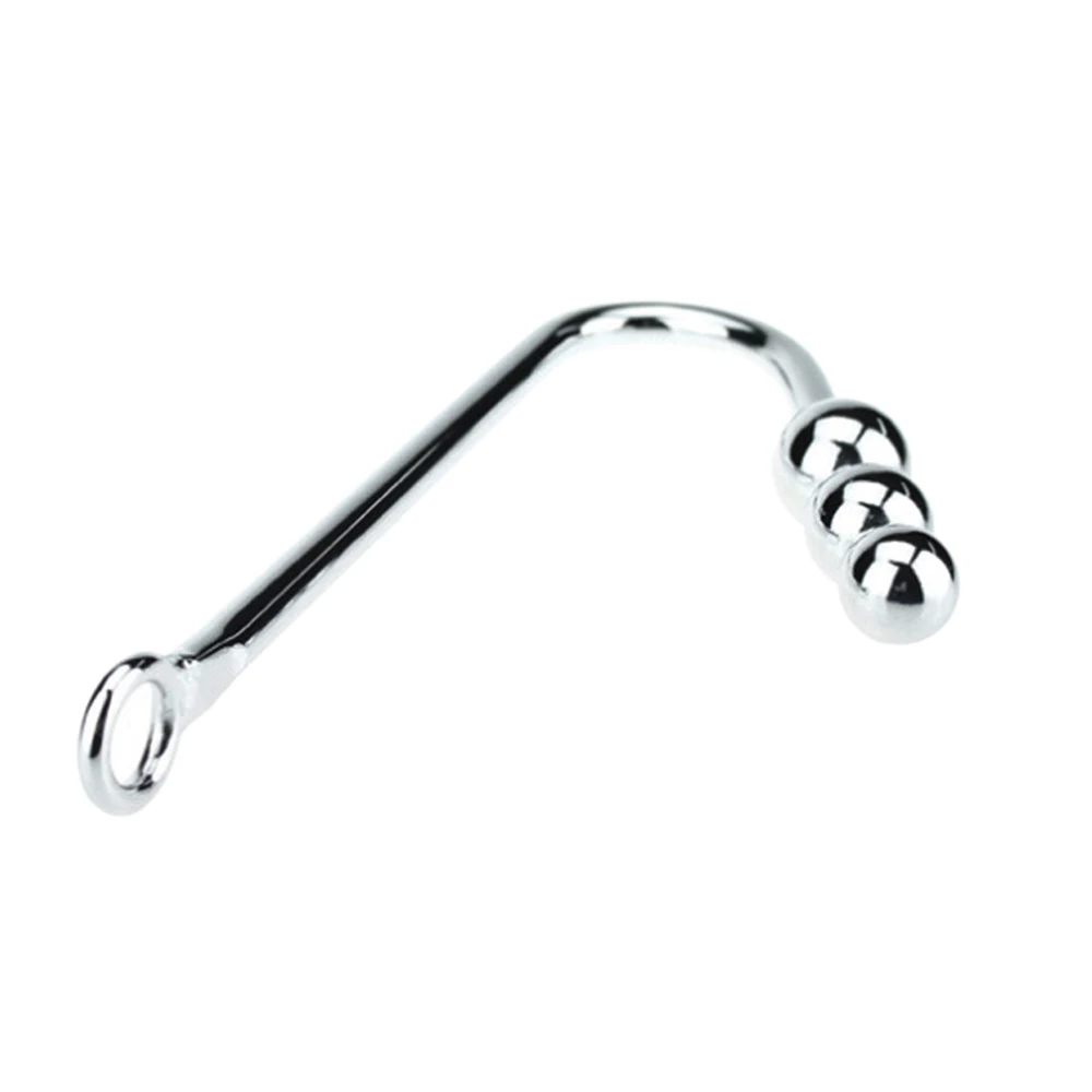 Metal Anal Hook With 1/2/3 Balls Butt Plug Prostate Massager Anus Rod Beads Fetish Bondage Sex Toys For Couples Gays | Красота и