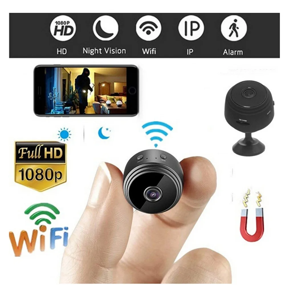 2019 HD 1080P мини камера с беспроводным дистанционным управлением Wi Fi для
