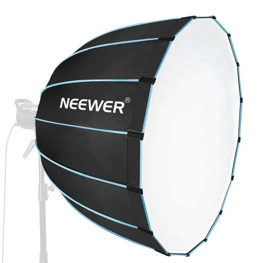 blue Neewer 3" /90 см фотография быстро складывающаяся портативная вспышка софтбокс рассеиватель Bowens крепление для Yongnuo/Godox Speedlites - Цвет: blue