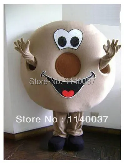 mascot Professional Donut Mascot Costume Nonut Food Characters Costume Halloween Kids Party Gift Dress ,Free Shipping
