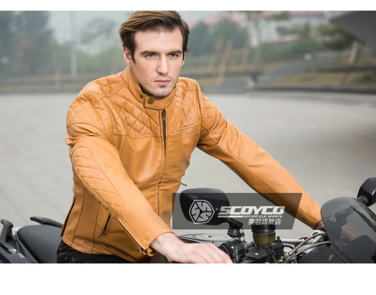SCOYCO moto rcycle защитные кожаные куртки moto rbike Chaqueta moto Blouson moto Gears защита одежды винтажные куртки