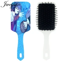 jweijiao come love girls cartoon photo massage comb woman hairbrush tangle brushes scalp hair care tool cepillo pelo