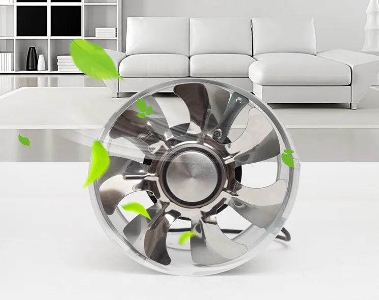 Металлический Чехол 6 дюймовый мощный бесшумный цилиндрический вытяжной