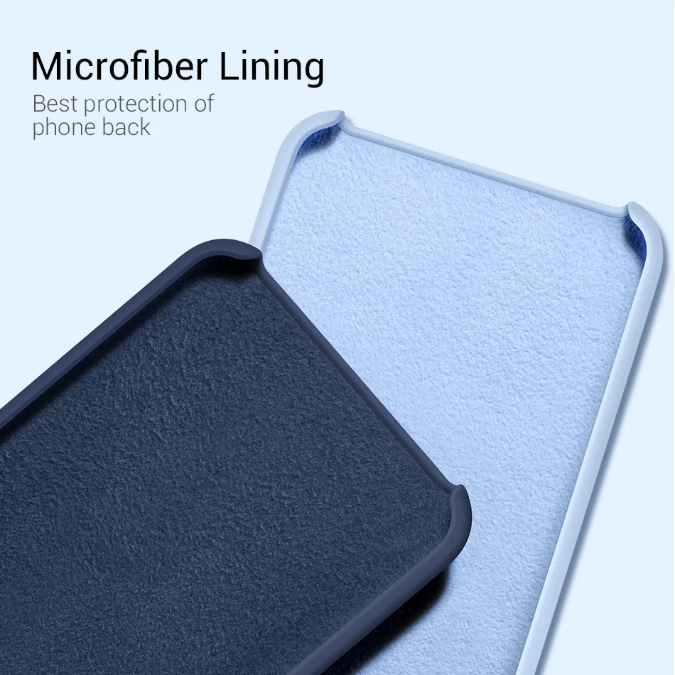 TORRAS Liquid Silicone Case for iPhone 6 6s Plus 7 Phone Shock-proof Cover Apple Microfiber Luxury Cases |