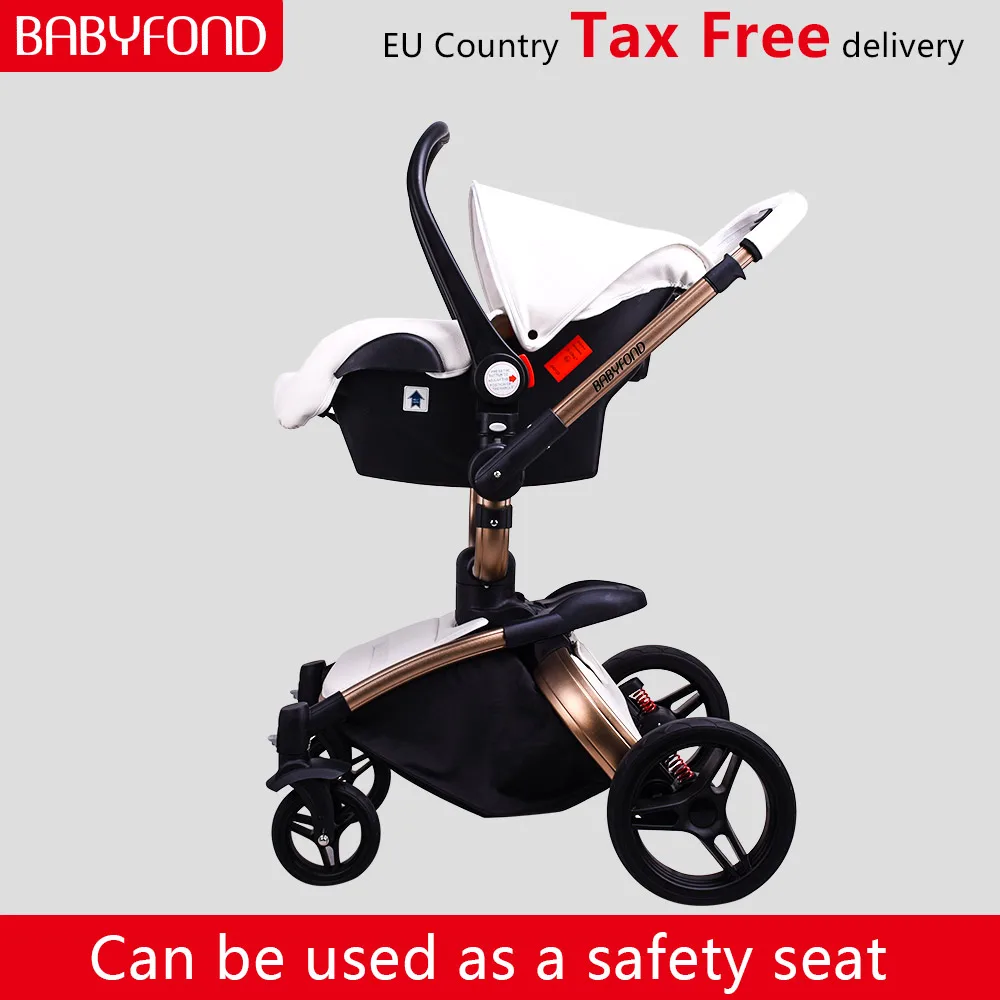 Бесплатная доставка Роскошная детская коляска Babyfond 3 в 1 2019 новый цвет