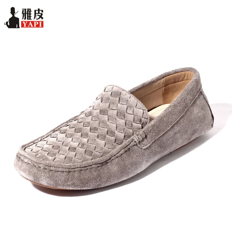 Мужские замшевые лоферы без шнуровки 6 цветов | Обувь