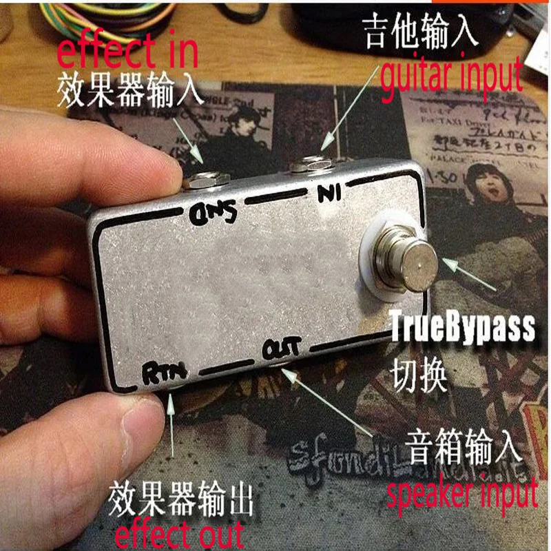 Педаль для гитарных эффектов True Bypass Looper педаль переключатель гитарной гитары true