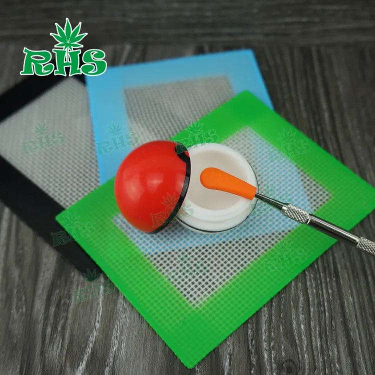 6 мл антипригарный силиконовый коврик с покеболом покемоном травой марихуаной|kit