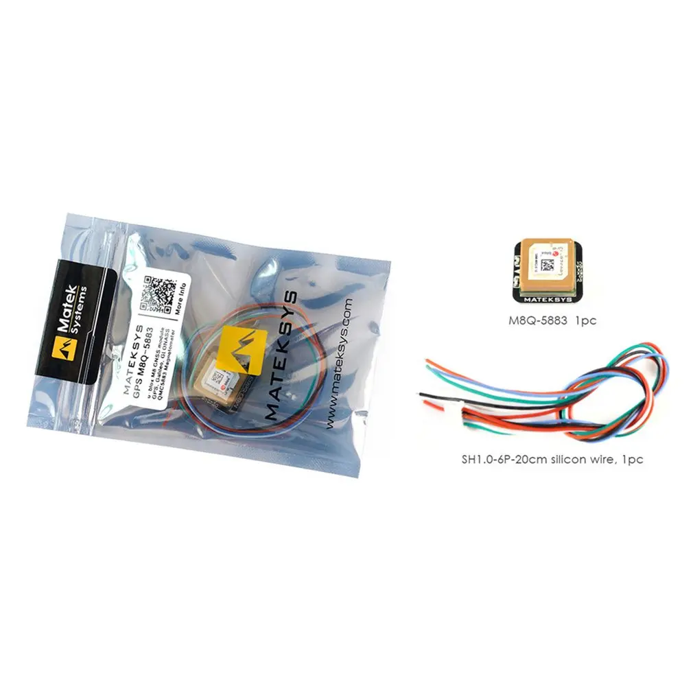 Matek System M8Q5883 Ublox SAMM8Q мини gps с QMC5883L компасом модуль для RC FPV гоночный Дрон Qudcopter