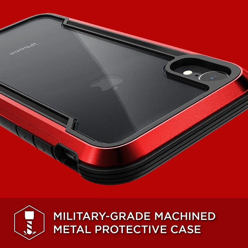 Х-Дориа обороны DropShield чехол для iPhone XR XS Max крышка военная Униформа класс падение