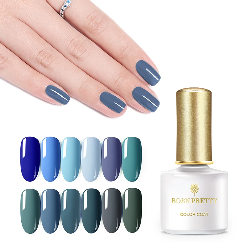 BORN PRETTY Gray blue Series Gel Polish 6ml Nail Color Soak Off UV LED varnish DIY Art Supplies|Гель для ногтей| |