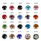 TopStone 4, 5, 6, 7, 8 мм стеклянные круглые стразы с полыми когтями, разноцветные пришивные камни, используемые для самостоятельного изготовления аксессуаров для платья