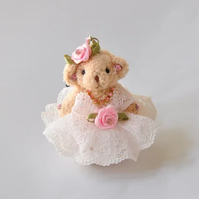 style4 1 шт., 6 см, милый плюшевый мишка, плюшевая кукла, мультяшный плюшевый мишка, плюшевая игрушка с сердцем, прекрасный подарок на день рождения, День святого Валентина - Цвет: style4
