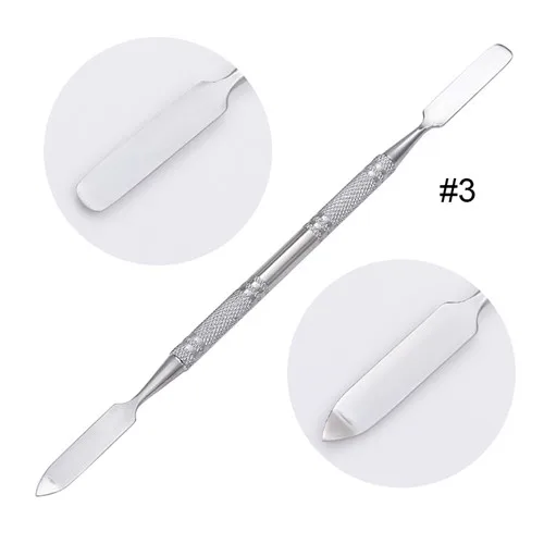 1Pc Mix Stick 3 Быстрое создание пресс-форм для наращивания ногтей, двойная форма для наращивания ногтей, клипса для крема, лопатка, ложка, палочка, инструмент для дизайна ногтей - Цвет: 1Pc Mix Stick 3