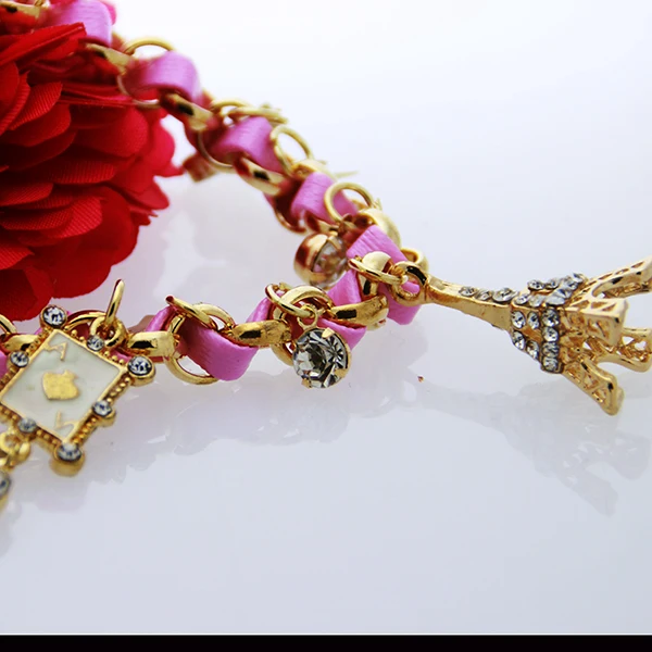 Модный бренд новинка Эйфелева башня звезды цветы сердца покерная карточка