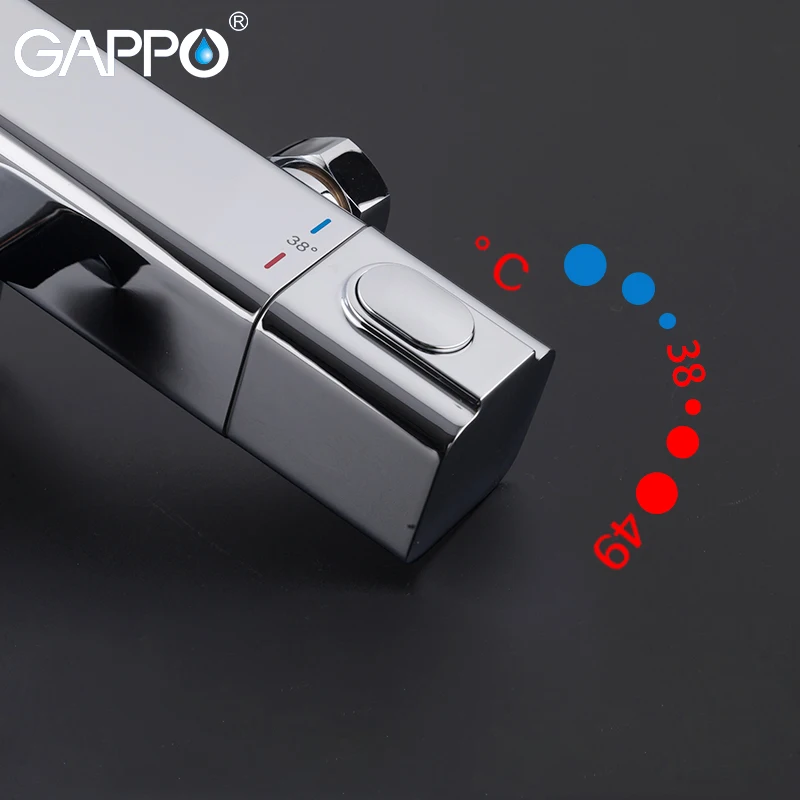 Смесители для душа ванной комнаты GAPPO настенный термостатический смеситель